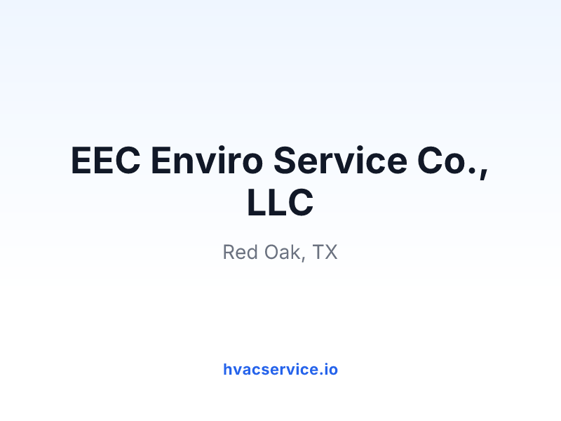 EEC Enviro Service Co., LLC