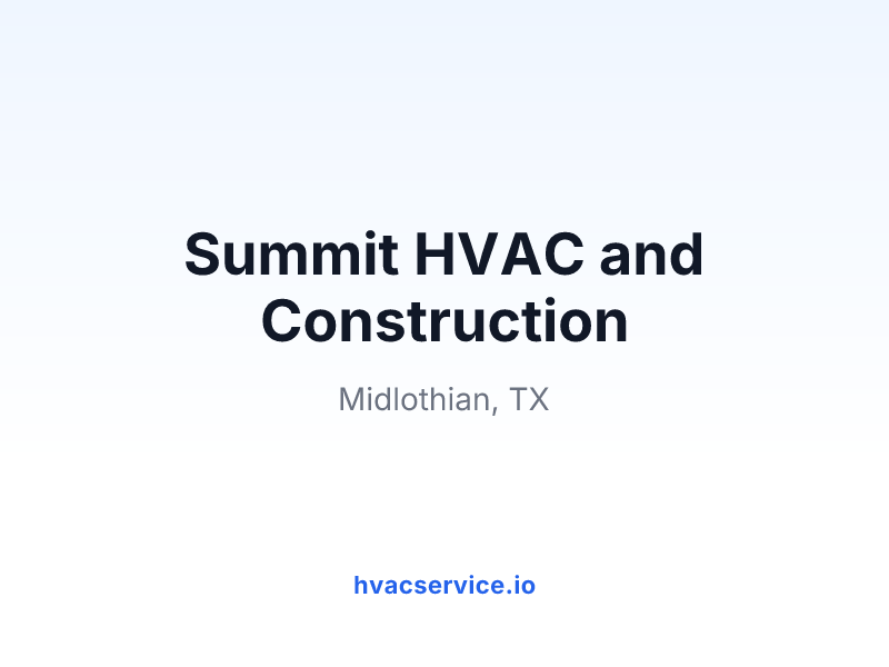 Summit HVAC and Construction