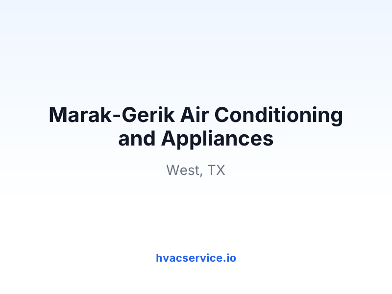 Marak-Gerik Air Conditioning and Appliances