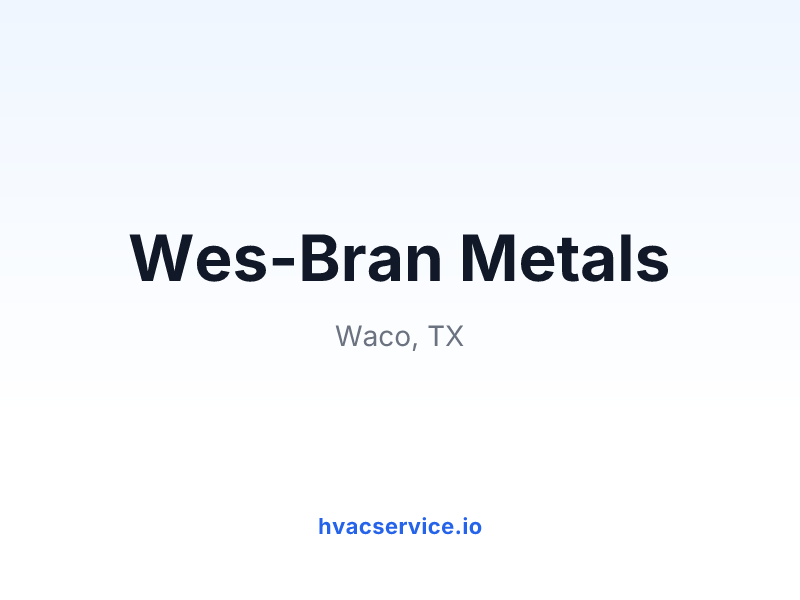 Wes-Bran Metals