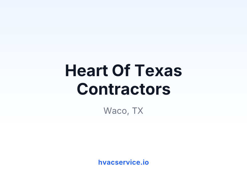 Heart Of Texas Contractors