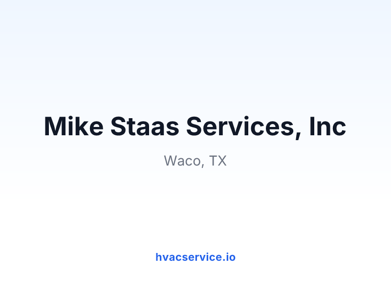 Mike Staas Services, Inc