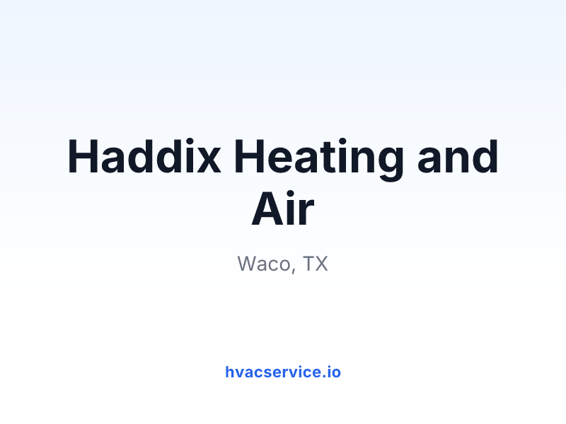 Haddix Heating and Air