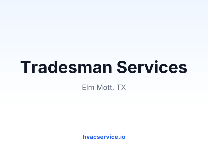 Tradesman Services