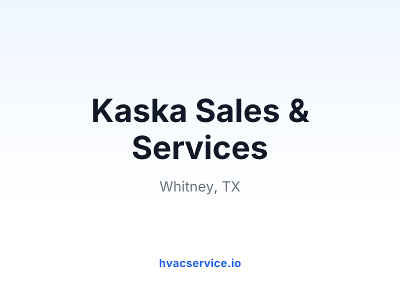 Kaska Sales & Services