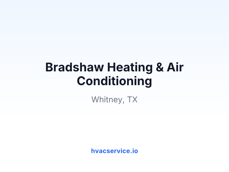Bradshaw Heating & Air Conditioning