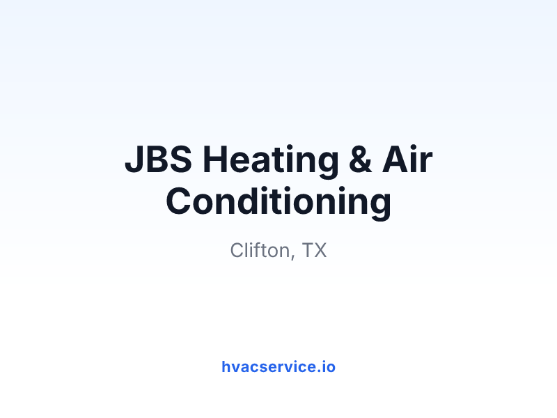 JBS Heating & Air Conditioning