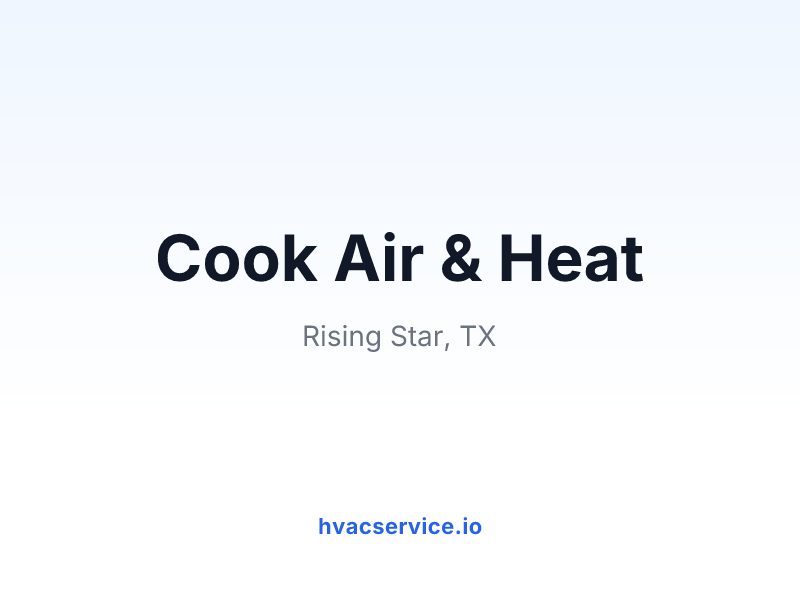 Cook Air & Heat