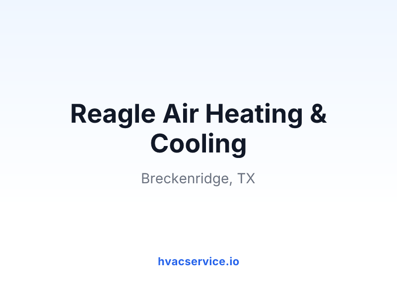 Reagle Air Heating & Cooling