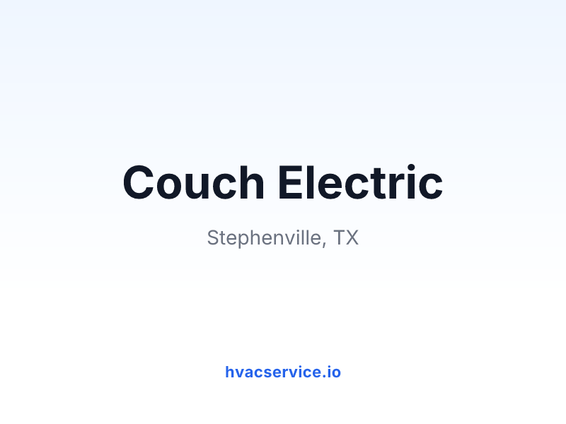 Couch Electric