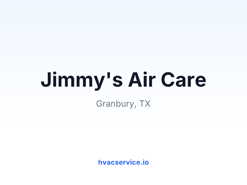 Jimmy's Air Care