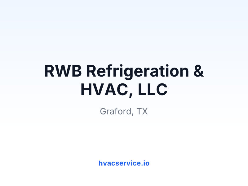 RWB Refrigeration & HVAC, LLC
