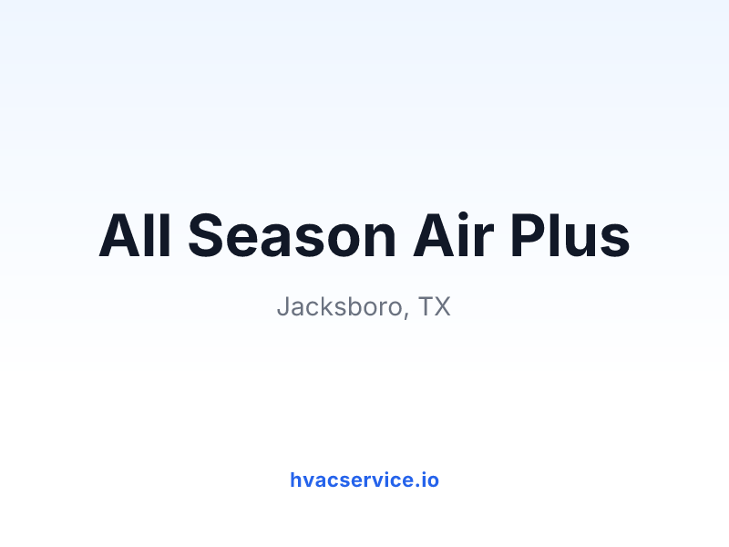 All Season Air Plus