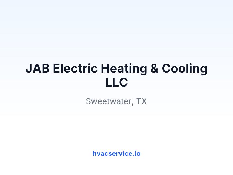 JAB Electric Heating & Cooling LLC