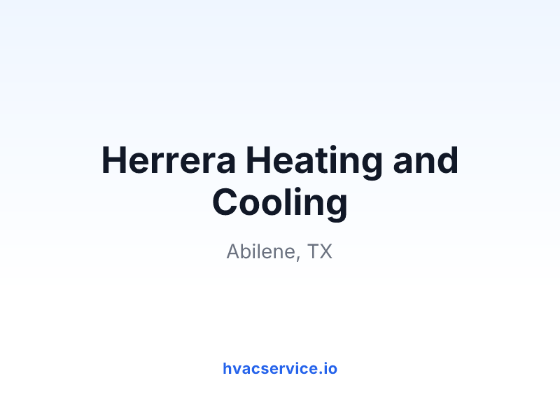 Herrera Heating and Cooling