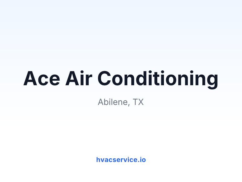 Ace Air Conditioning