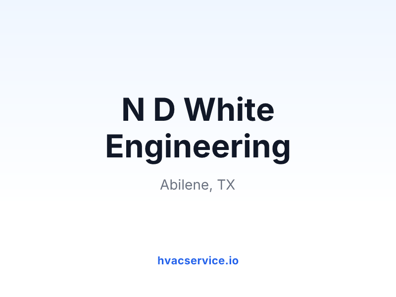 N D White Engineering