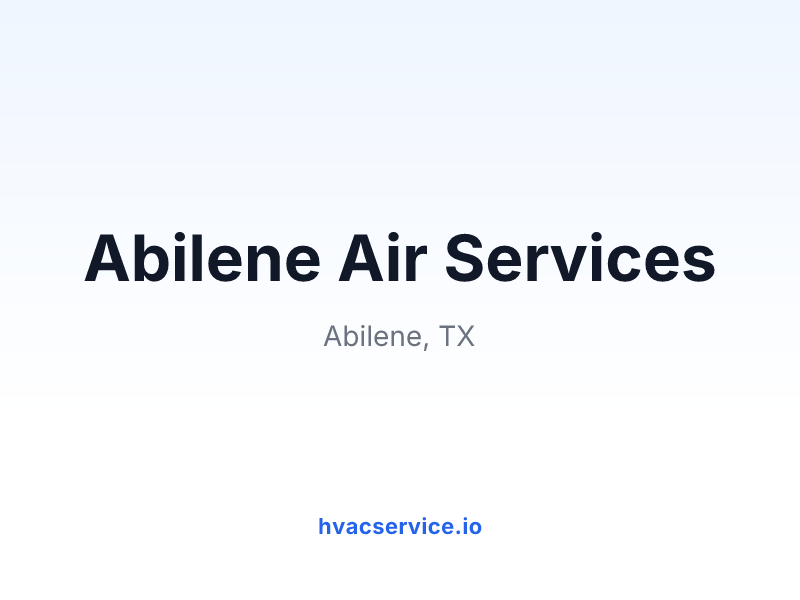 Abilene Air Services