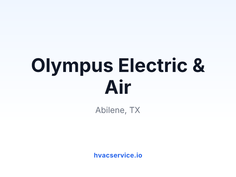 Olympus Electric & Air