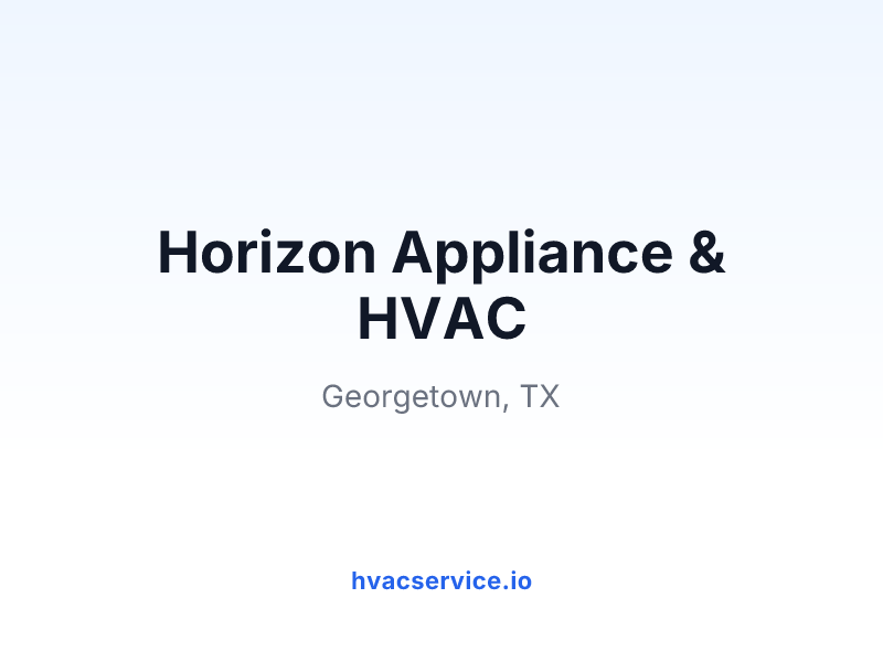 Horizon Appliance & HVAC