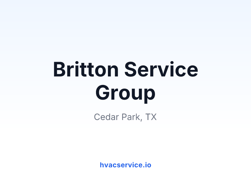Britton Service Group