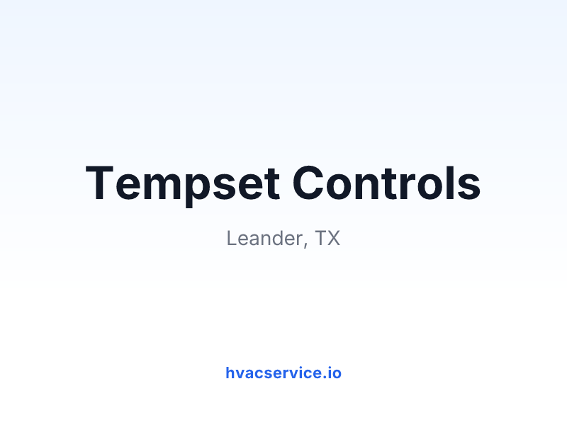 Tempset Controls