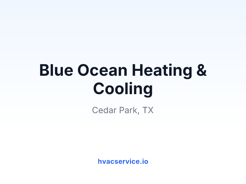 Blue Ocean Heating & Cooling
