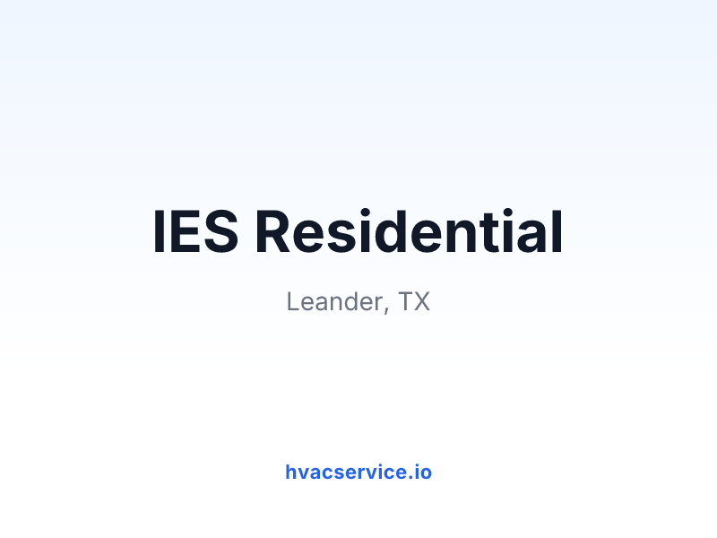 IES Residential