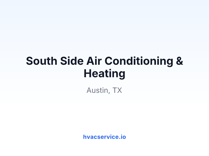 South Side Air Conditioning & Heating