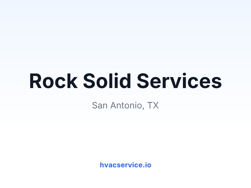 Rock Solid Services