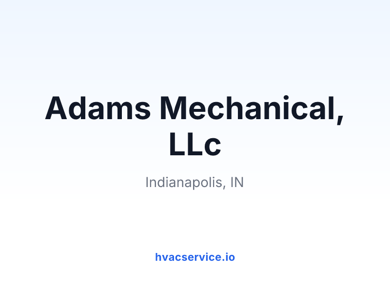 Adams Mechanical, LLc