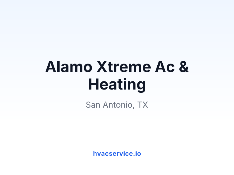 Alamo Xtreme Ac & Heating