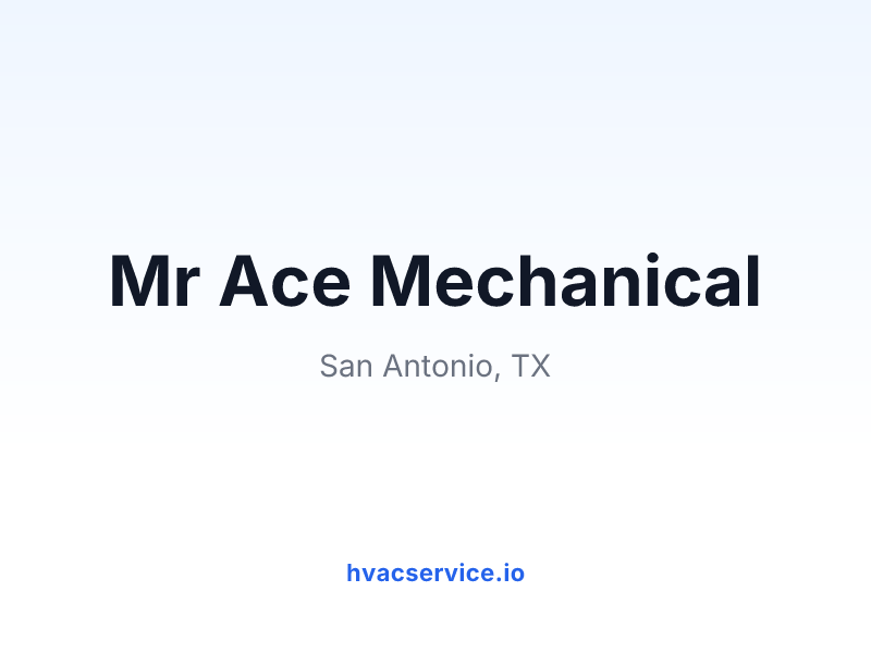 Mr Ace Mechanical
