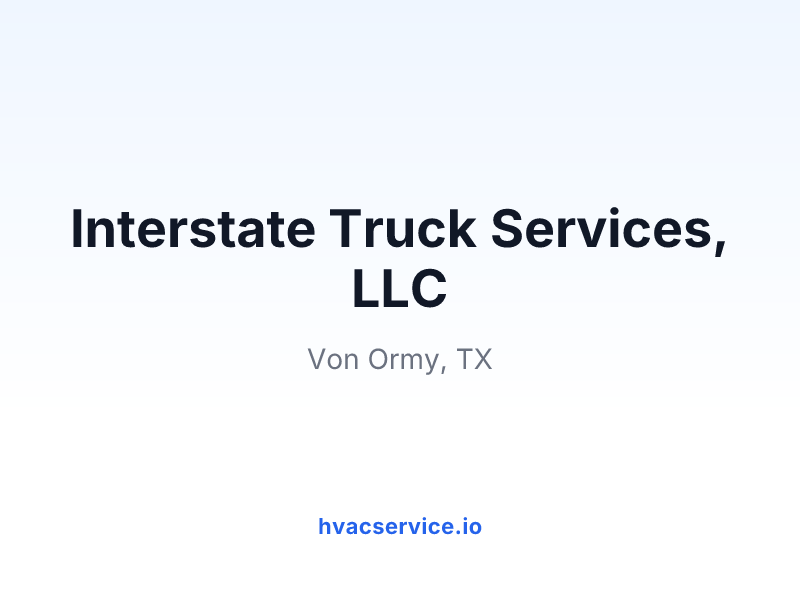 Interstate Truck Services, LLC