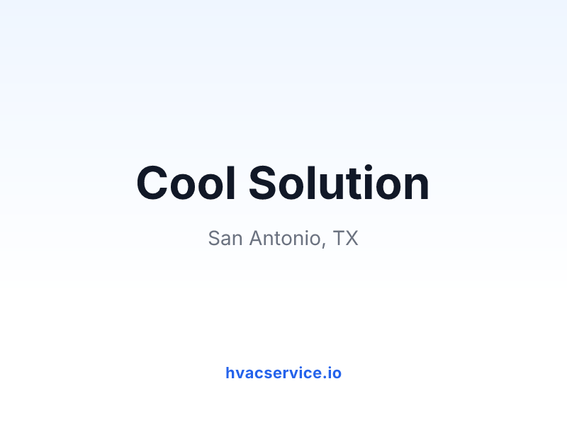 Cool Solution