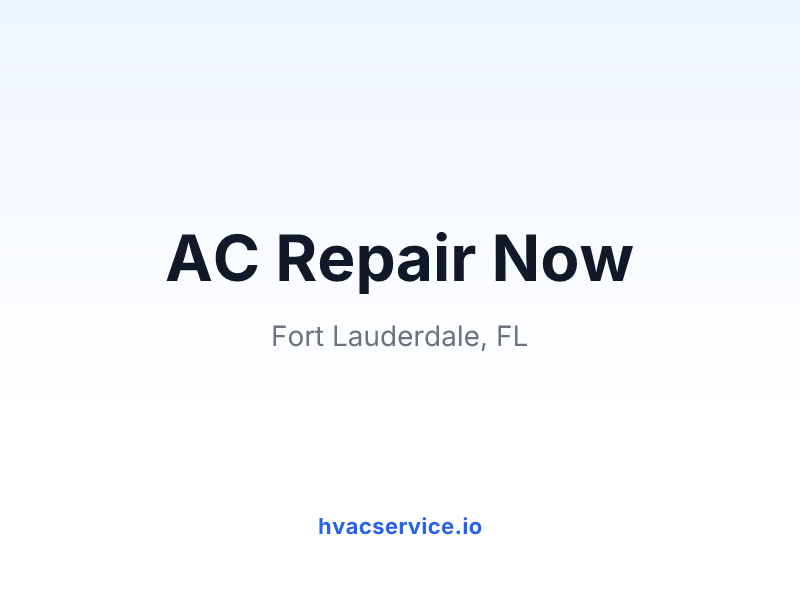 AC Repair Now