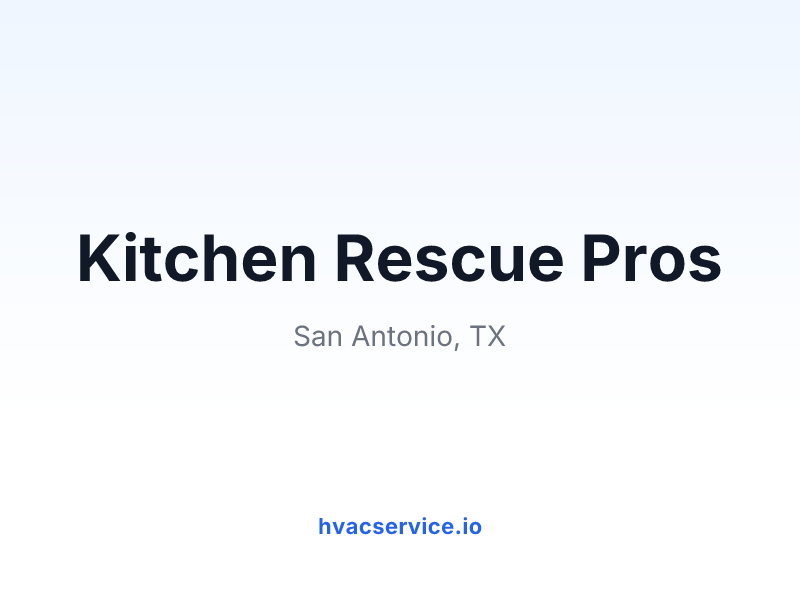 Kitchen Rescue Pros