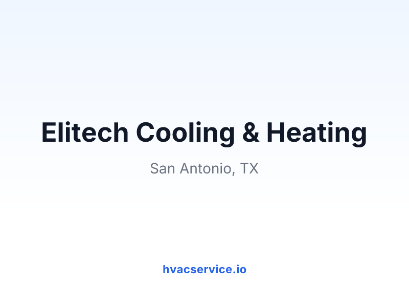 Elitech Cooling & Heating