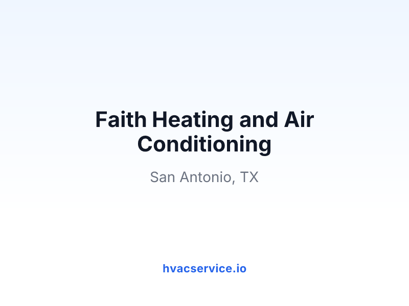 Faith Heating and Air Conditioning