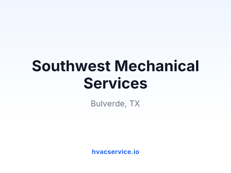 Southwest Mechanical Services
