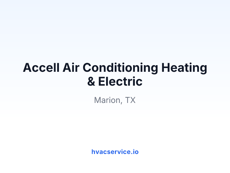 Accell Air Conditioning Heating & Electric