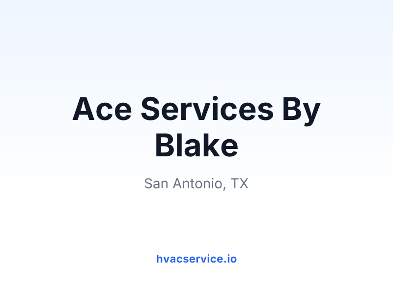 Ace Services By Blake