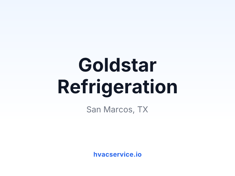 Goldstar Refrigeration