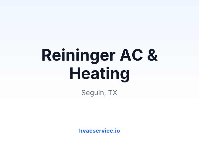 Reininger AC & Heating
