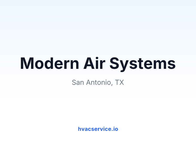 Modern Air Systems
