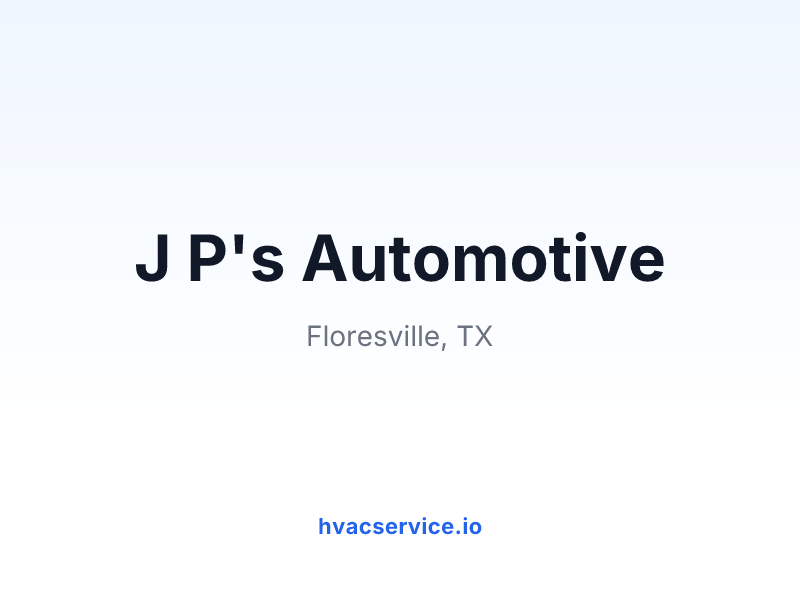 J P's Automotive