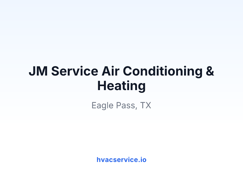 JM Service Air Conditioning & Heating