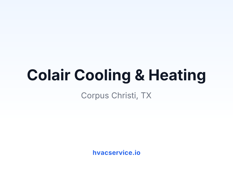 Colair Cooling & Heating
