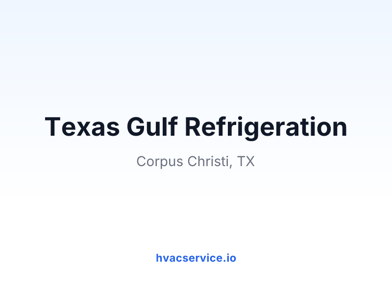 Texas Gulf Refrigeration