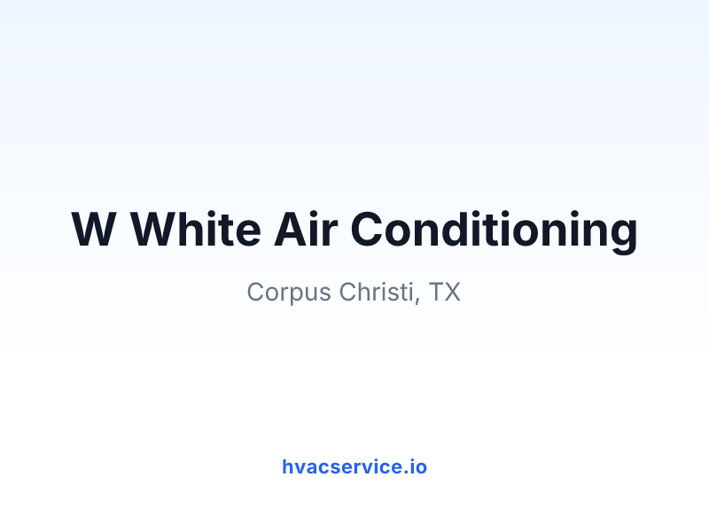 W White Air Conditioning